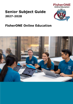 FisherONE Senior Subject Guide 2027-2028 Cover page